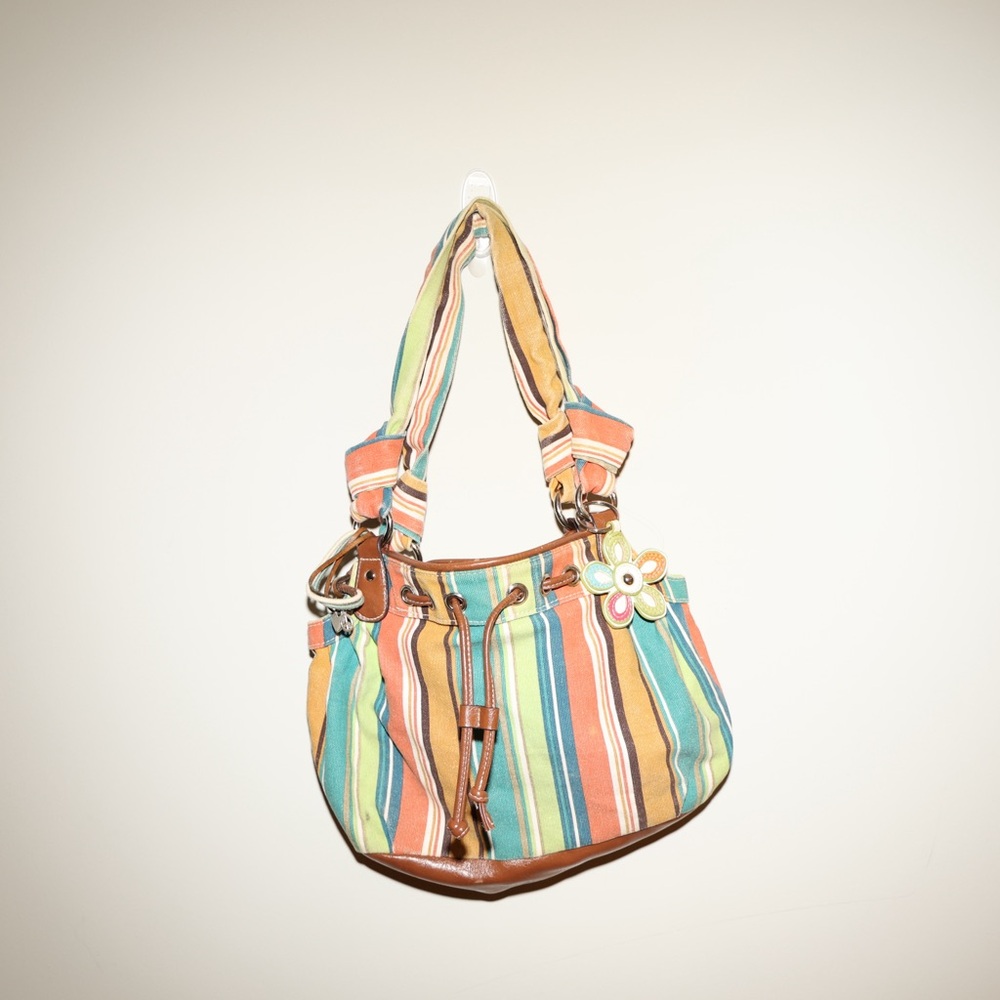 Striped Multicolor Shoulder Bag